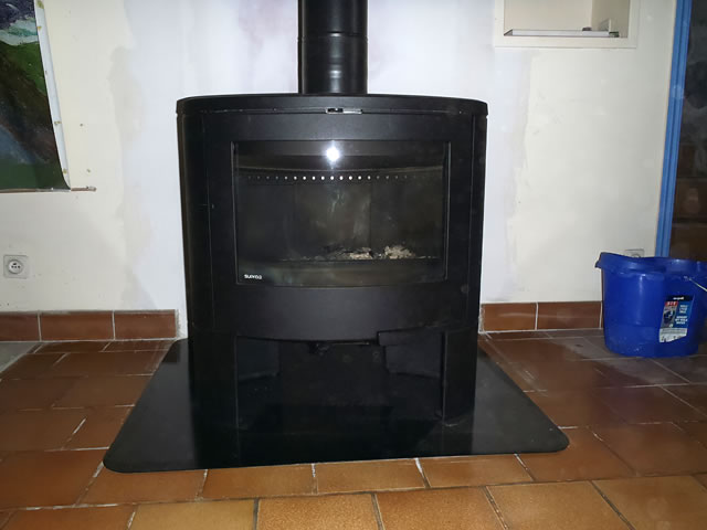 Installation poêle à bois